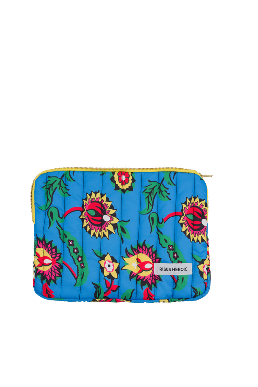 Mavi Desenli Laptop Kılıf